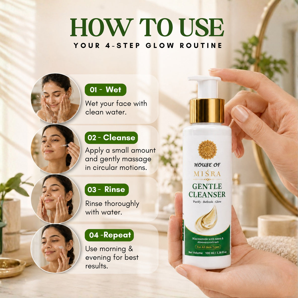 Gentle Face Cleanser – 100 ml