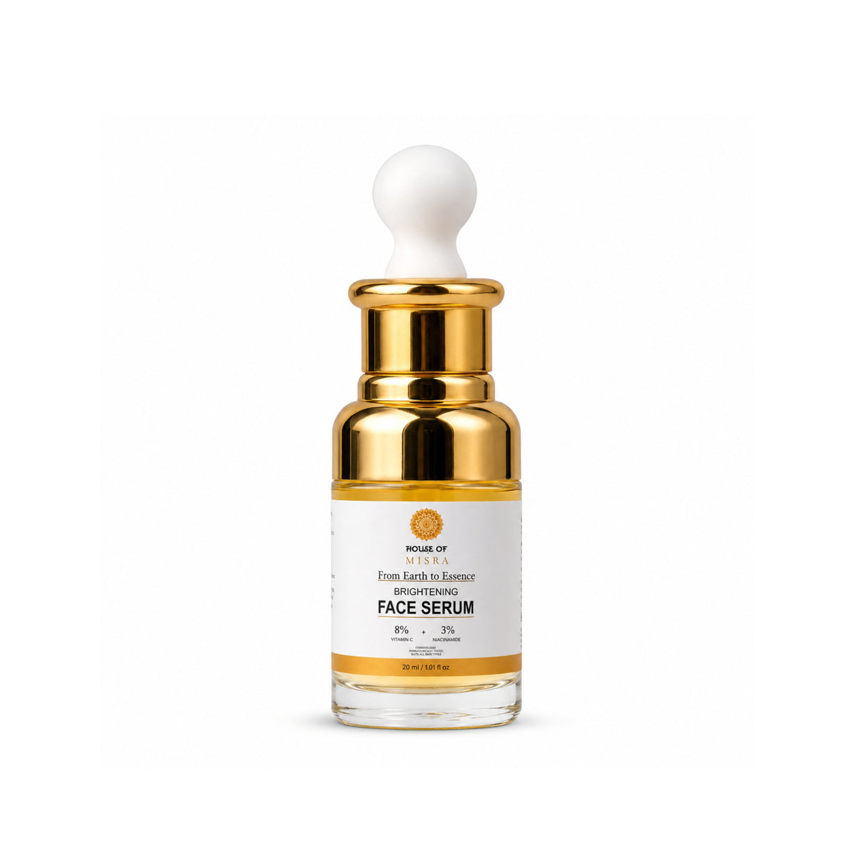 Brightening Face Serum with 8% Vitamin C & 3% Niacinamide – 30 ml