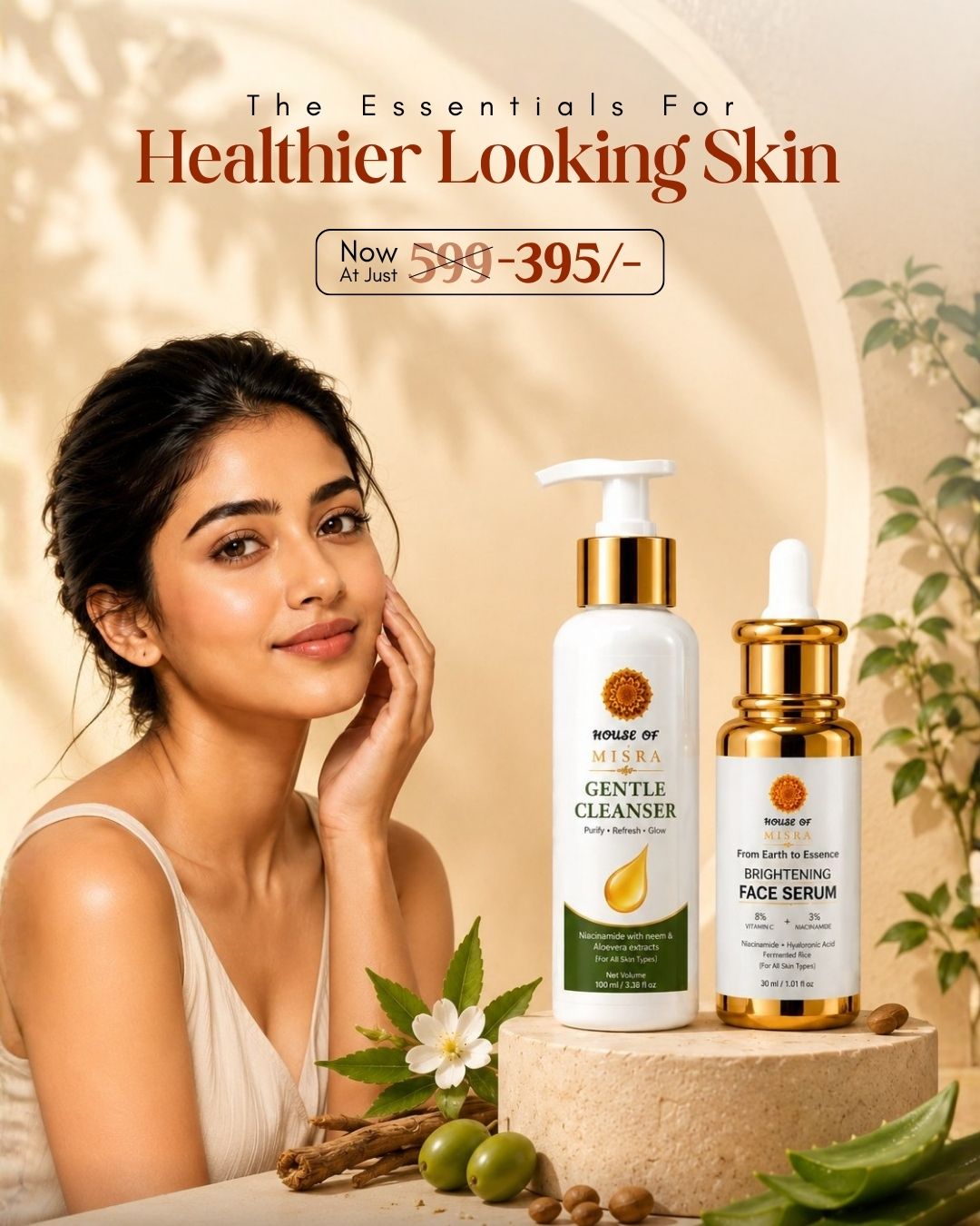 Brightening Face serum Size Chart